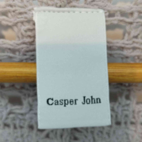 キャスパージョン CASPER JOHN シースルーニットカーディガン メンズ import:M
