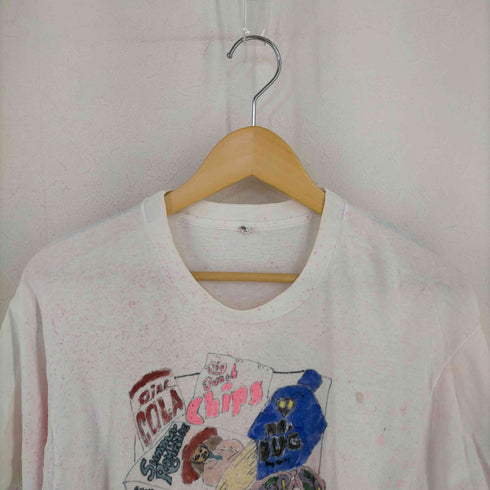 フルーツオブザルーム FRUIT OF THE LOOM USA製 シングルステッチ ペンキ ペイントTシャツ メンズ import:XL
