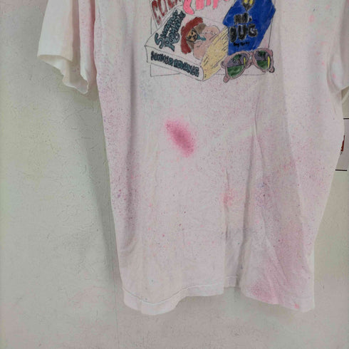 フルーツオブザルーム FRUIT OF THE LOOM USA製 シングルステッチ ペンキ ペイントTシャツ メンズ import:XL