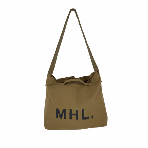 エムエイチエル MHL. HEAVY LINEN CANVAS ショルダーバッグ レディース