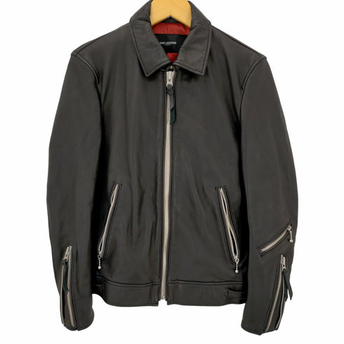 ナノユニバース nano universe SHEEP LEATHER SINGLE RIDERS JACKET メンズ JPN:S