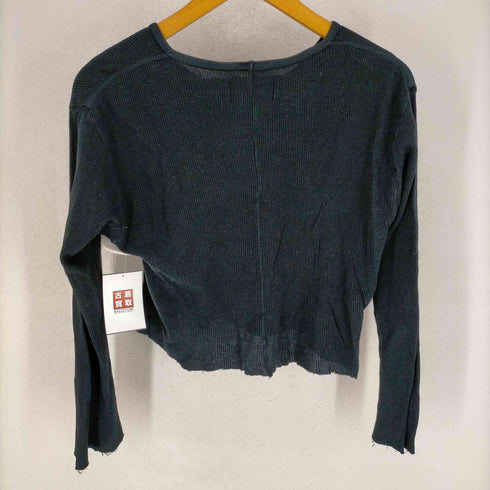 ミハラヤスヒロ MIHARA YASUHIRO ショート丈サーマルL/S TEE レディース