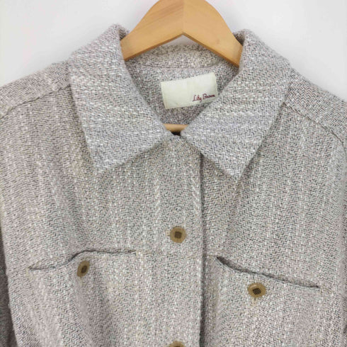 リリーブラウン Lily Brown ツイードビッグシルエットシャツジャケット レディース ONE SIZE