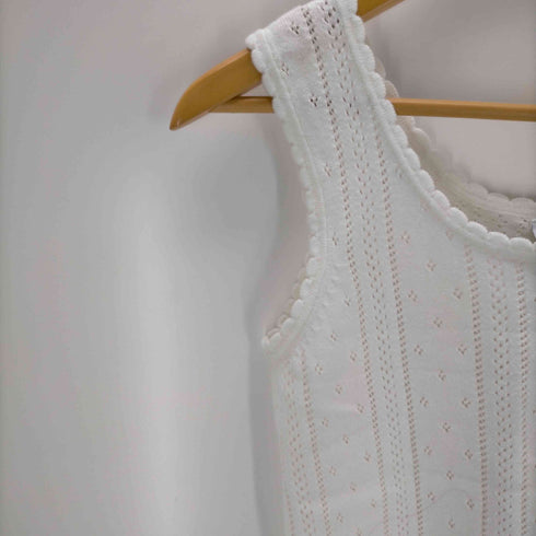 エックスガール X-girl OPENWORK KNIT TANK T レディース ONE SIZE