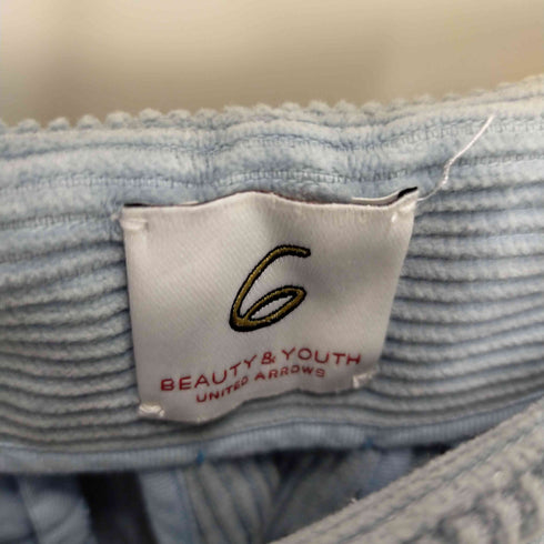 ロクビューティーアンドユースユナイテッドアローズ 6 BEAUTY & YOUTH UNITED ARROWS 17AW COTTON CORD PANTS コットン コーデュロイ パンツ レディース 36
