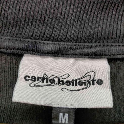 カルネボレンテ Carne Bollente プリント刺繍クルーネックカットソー メンズ JPN:M