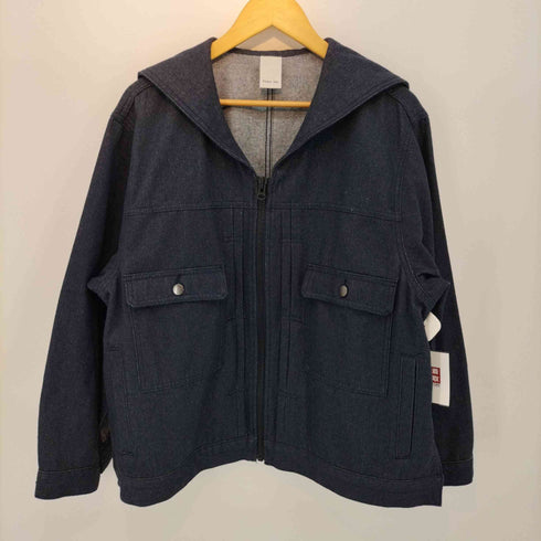 キャスパージョン CASPER JOHN デニムジップアップブルゾン セットアップ メンズ M