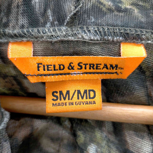 フイールドアンドストリーム FIELD&STREAM リアルツリーカモ ジップアップパーカー メンズ S/M