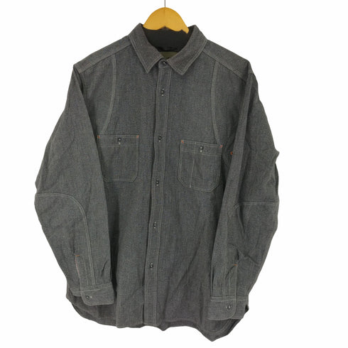 ナイジェルケーボン NIGEL CABOURN NEW MEDICAL SHIRT SALT & PEPPER メディカルシャツ メンズ JPN:52