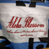 アロハブロッサム Aloha Blossom LOVE SCENE BLUE×WHITE STRIPE 総柄ストライプオープンカラーシャツ メンズ JPN:46