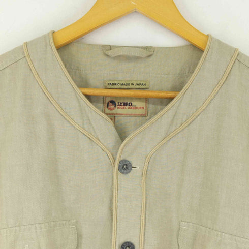 ナイジェルケーボン ライブロ NIGEL CABOURN LYBRO S-52SSベースボールシャツ メンズ JPN:52
