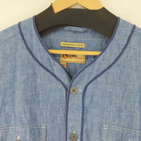 ナイジェルケーボン ライブロ NIGEL CABOURN LYBRO S-52SSベースボールシャツ メンズ JPN:52