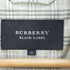 バーバリーブラックレーベル BURBERRY BLACK LABEL ロゴ刺繍 裏地チェック ジップアップナイロンジャケット メンズ JPN:M