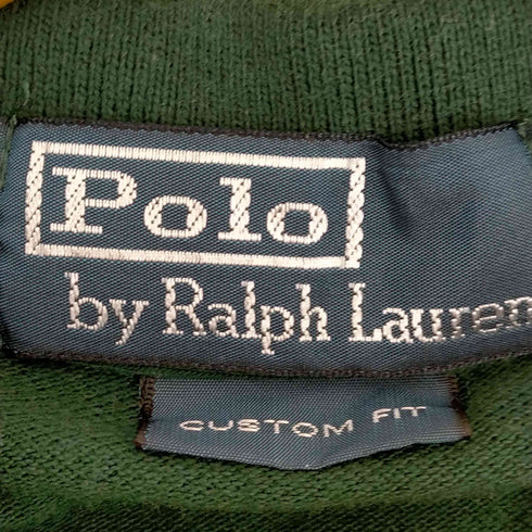ポロバイラルフローレン Polo by RALPH LAUREN 90s CUSTOM FIT ポニー刺繍 ポロシャツ メンズ import:M