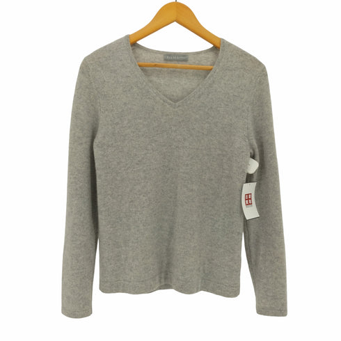 ダーマコレクション DAMA collection カシミヤ 100% Vネック ニット カットソー レディース import:L