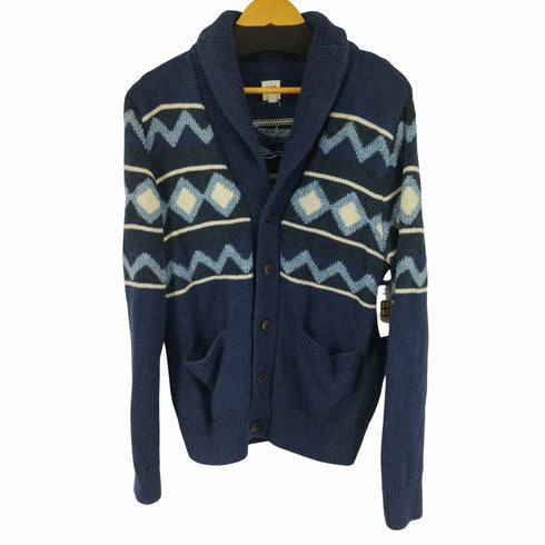 ギャップ Gap ショールカラー柄ニットカーディガン メンズ import:M