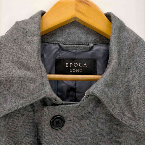 エポカウォモ Epoca uomo ベルト付き ステンカラー ロングコート メンズ JPN:50