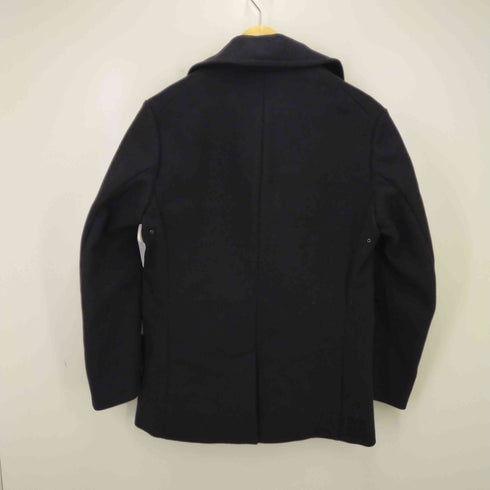 シップス SHIPS スーパー140'S 100%WOOL メルトン シングル ピーコート メンズ JPN:M