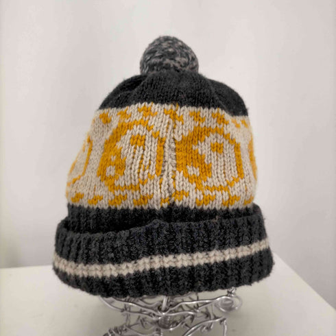 PACS ying-yang pom beanie メンズ