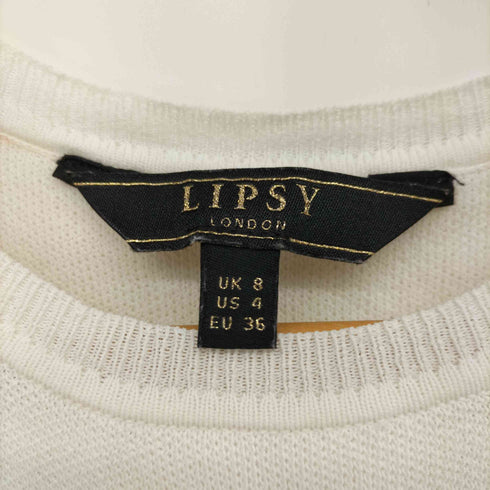 リプシー Lipsy プリーツ ニット タイト ワンピース レディース UK:8