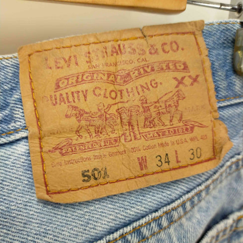 リーバイス Levis 95年製 USA製 ボタン裏524 501 ストレートデニムパンツ メンズ W34L30