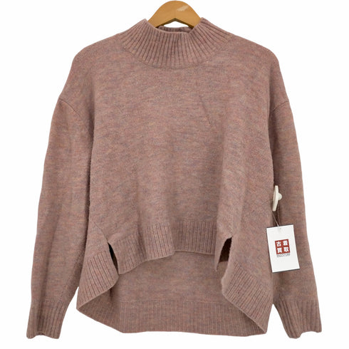 アデイインザライフユナイテッドアローズ A day in the life UNITED ARROWS サイドスリット モックネックニット レディース FREE