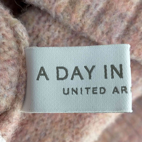 アデイインザライフユナイテッドアローズ A day in the life UNITED ARROWS サイドスリット モックネックニット レディース FREE