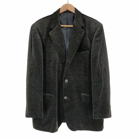 バーバリーロンドン BURBERRY LONDON ベロア 生地 テーラード ジャケット メンズ LL