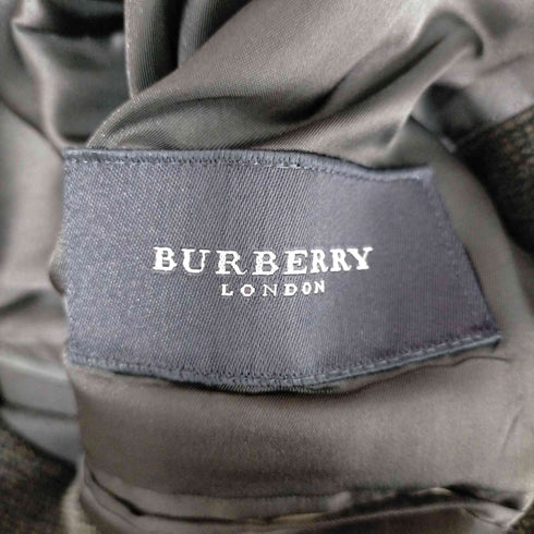バーバリーロンドン BURBERRY LONDON ベロア 生地 テーラード ジャケット メンズ LL