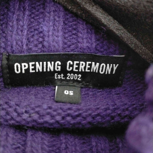 オープニングセレモニー OPENING CEREMONY カシミヤ混 タートルネックニット レディース OS