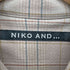 ニコアンド Niko and... メランジチェックシャツ メンズ JPN:M