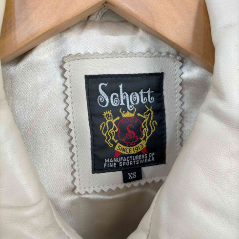 ショット Schott アームライン レザー スポーツジャケット メンズ JPN:XS