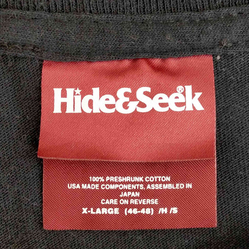 ハイドアンドシーク HIDE AND SEEK 有刺鉄線 Tシャツ メンズ JPN:XL