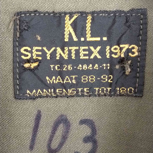 オランダ軍 SEYNTEX フィールドジャケット メンズ
