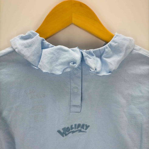 ホリデイ holiday SUPER FINE DRY RUFFLE COLLAR L/S TOPS レディース JPN:S