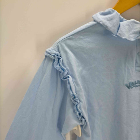 ホリデイ holiday SUPER FINE DRY RUFFLE COLLAR L/S TOPS レディース JPN:S