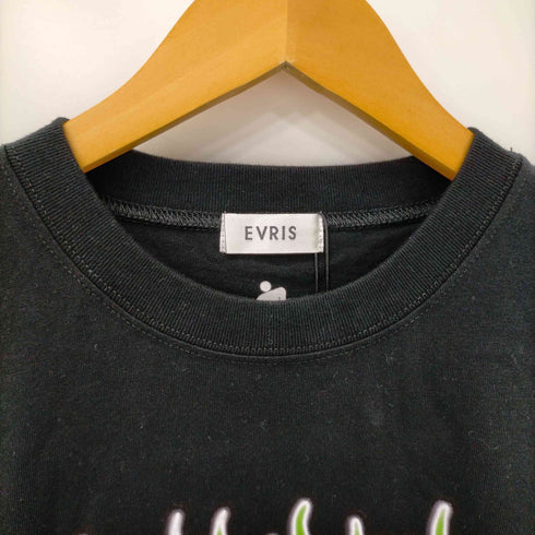 エヴリス EVRIS グラフィック L/S Tシャツ レディース FREE