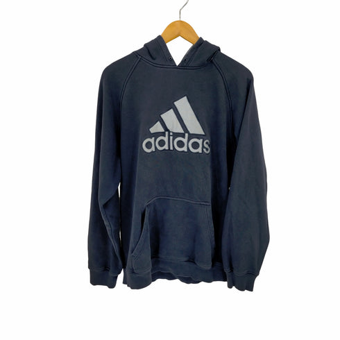 アディダス adidas フロントパフォーマンスロゴ刺繍 プルオーバーパーカー メンズ import:L