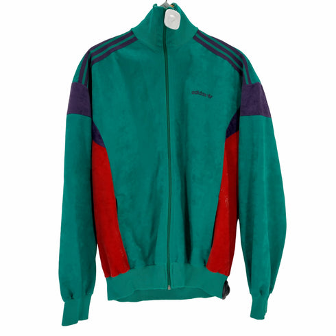アディダス adidas 70~80s フランス製 VEXTEX ベロアトラックジャケット メンズ L