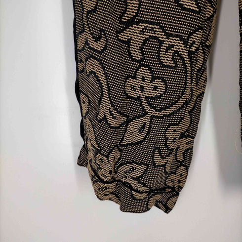 トゥデイフル TODAYFUL Jacquard Leaf Roughpants レディース 36