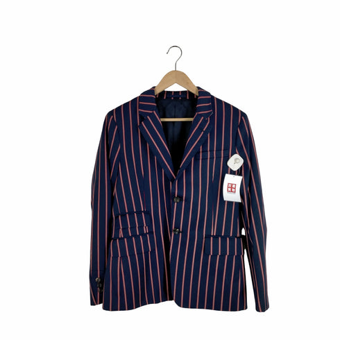 フレッドペリー FRED PERRY 2Bウール混ストライプジャケット メンズ JPN:M