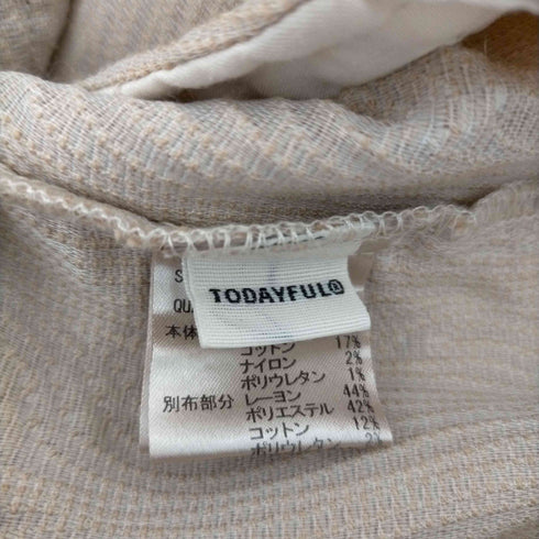 トゥデイフル TODAYFUL Jacquard Cargo Pants レディース 36