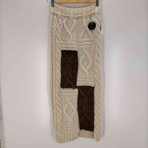 トゥデイフル TODAYFUL Patchwork Knit Skirt レディース 36
