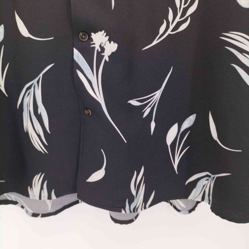 キャスパージョン CASPER JOHN 総柄 ポリエステル 開襟シャツ メンズ import:M