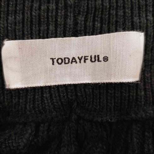 トゥデイフル TODAYFUL Easy Rib Knit Pants レディース 36
