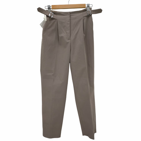ナチュラルビューティーベーシック NATURAL BEAUTY BASIC 20SS サイドベルトツイルパンツ レディース JPN:M