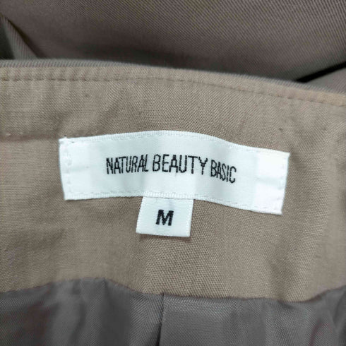 ナチュラルビューティーベーシック NATURAL BEAUTY BASIC 20SS サイドベルトツイルパンツ レディース JPN:M