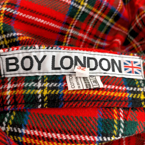 ボーイロンドン BOY LONDON Bondage trousers ボンテージパンツ タータンチェック メンズ 32