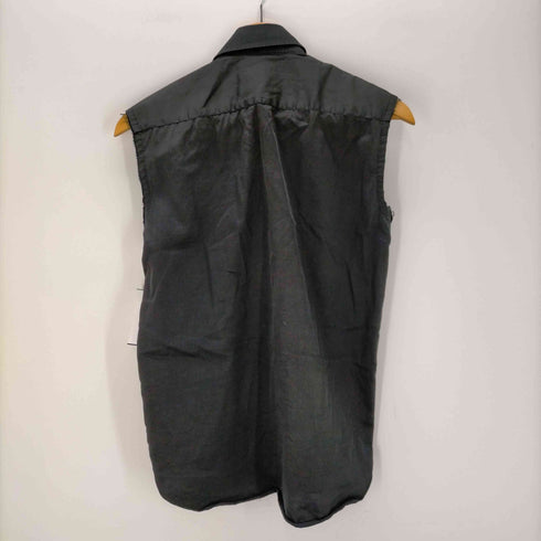 オリヒカ ORIHICA スリーブカットオフ フリル シャツ レディース import:M