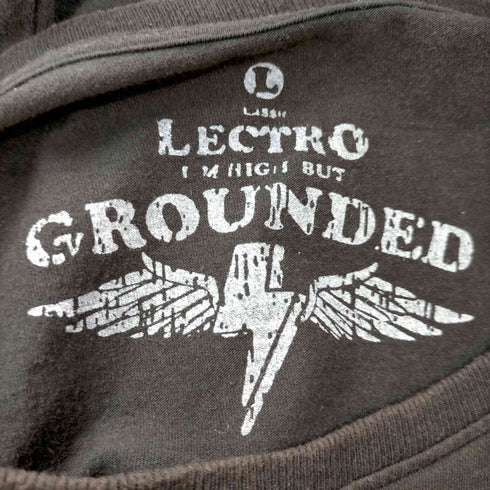 レクトログラウンデッド LECTRO GROUNDED バンド クルーネック Tシャツ メンズ import:L